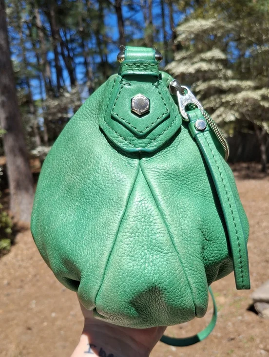 Marc By Marc Jacobs Emerald Green Leather Classic Q Natasha Crossbody Bag - Picture 6 of 16